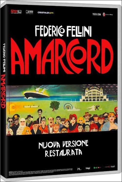 Cover for Ciccio Ingrassia,pupella Maggio,magali Noel,nando Orfei,nino Rota · Amarcord (Nuova Versione Restaurata) (DVD) (2016)