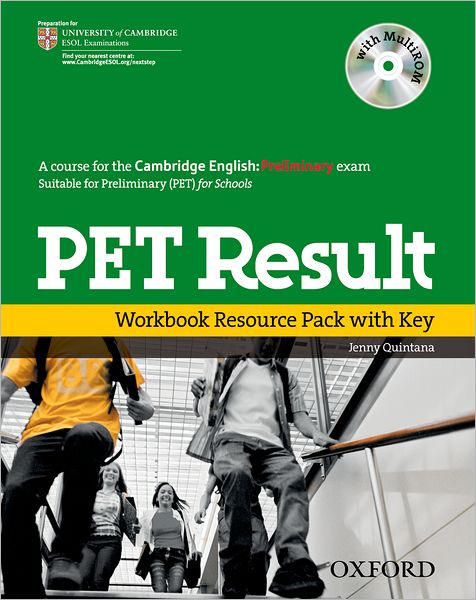 Cover for Jenny Quintana · PET Result. Interm.Workb.w.Key+CD-ROM (Book) (2010)