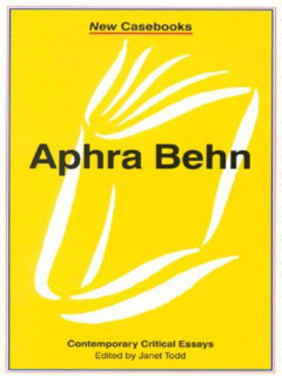 Cover for Janet Todd · Aphra Behn (Hardcover Book) (1999)