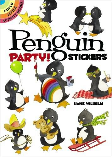 Penguin Party! Stickers - Little Activity Books - Hans Wilhelm - Livros - Dover Publications Inc. - 9780486475202 - 28 de maio de 2010