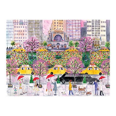 Cover for Ingen Forfatter; Ingen Forfatter; Ingen Forfatter · Michael Storrings Spring on Park Avenue 1000 Piece Puzzle (GAME) [1. Painos] (2017)