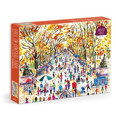 Galison · Michael Storrings Fall in Central Park 1000 Piece Puzzle (SPILL) (2023)