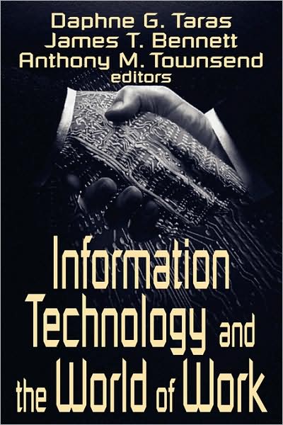 Cover for Daphne Gottlieb Taras · Information Technology and the World of Work (Paperback Book) (2004)