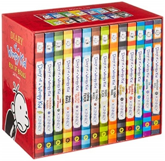 Cover for Jeff Kinney · Diary of a Wimpy Kid Box of Books (1-14) (Export edition) (Paperback Book) [Export edition] (2020)