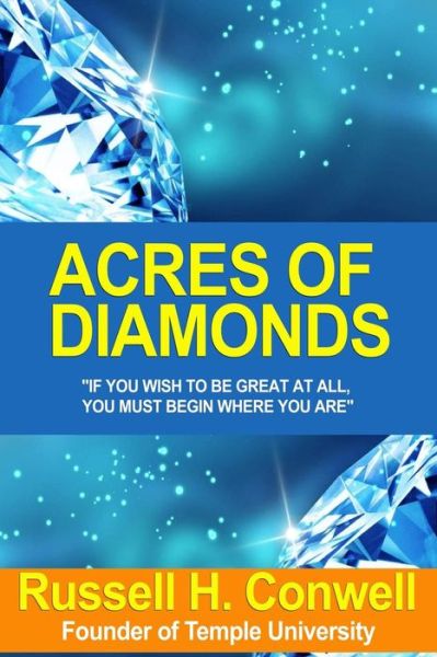 Cover for Russell H Conwell · Acres of Diamonds, His Life and Achievments (Paperback Book) (2003)