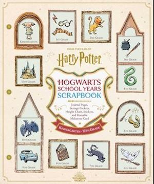 Cover for Editors of Thunder Bay Press · Harry Potter School Years Scrapbook (Hardcover Book) (2025)