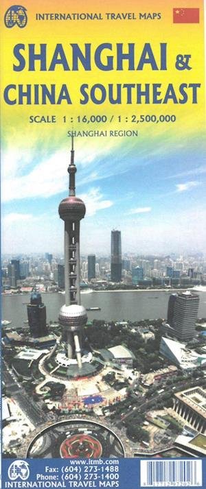 Cover for ITM Publications · International Travel Maps: Shanghai &amp; China Southeast (Innbunden bok) (2021)
