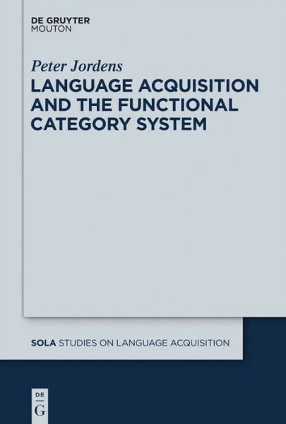 Cover for Peter Jordens · Finiteness: from a Lexical to a Functional Category (Studies on Language Acquisition) (Hardcover Book) (2012)