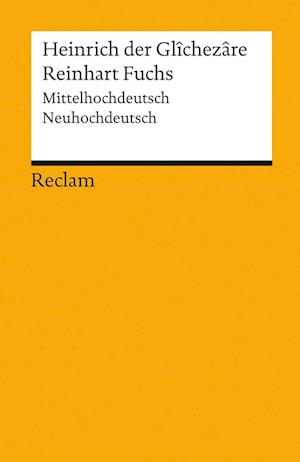 Cover for Heinrich der Glîchezâre · Reinhart Fuchs (Paperback Book) (2021)