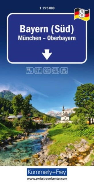 Bavaria South / Munchen, Oberbayern - Regional maps - Germany (Map) (2023)