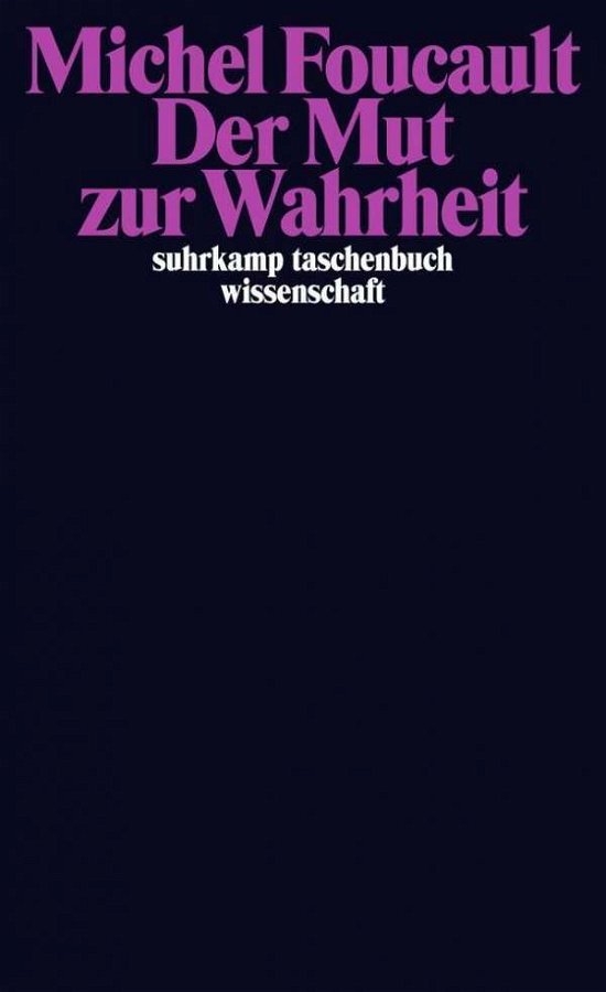 Cover for Michel Foucault · Suhrk.TB Wi.2020 Foucault.Mut zur Wahrh (Bok)
