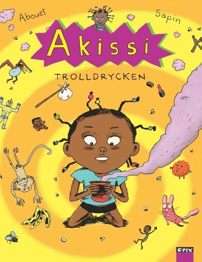 Cover for Marguerite Abouet · Akissi: Trolldrycken (Gebundesens Buch) (2019)