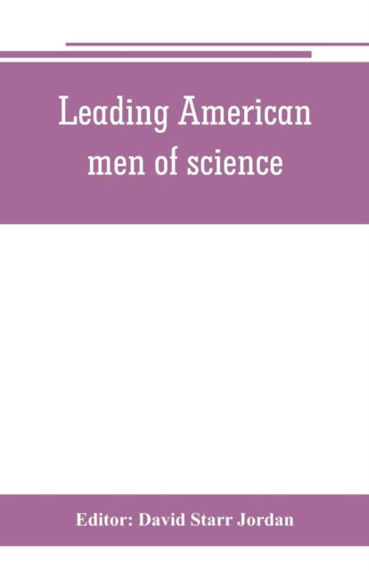 Cover for David Starr Jordan · Leading American men of science (Paperback Book) (2019)