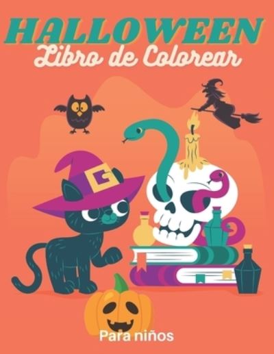 Cover for Trendy Art · Halloween Libro de Colorear Para ninos (Paperback Book) (2020)