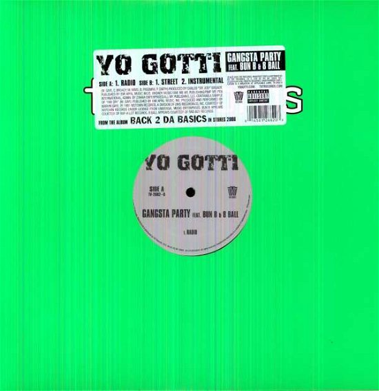 Cover for Yo Gotti · Gangsta Party (12&quot;) (2005)