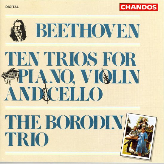 Beethoven / Borodin · Ten Trios for Violin Piano & C (CD) (1992)