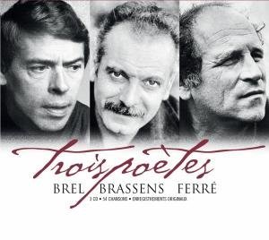 Cover for Brel / Ferre / Brassens · Trois Poetes (CD) [Digipak] (2019)