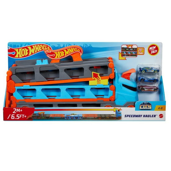 Cover for Mattel · Hot Wheels City Speedway Hauler (Legetøj) (2022)