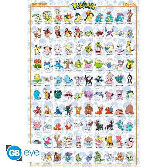 Cover for Großes Poster · POKEMON - Poster Johto German (91.5x61) (Toys) (2019)