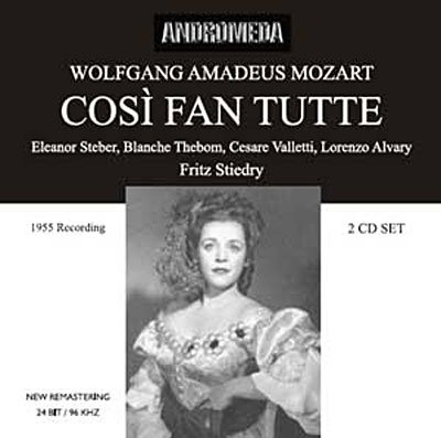 Cover for Mozart / Valletti · Cosi Fan Tutte (Sung in Englis (CD) (2012)