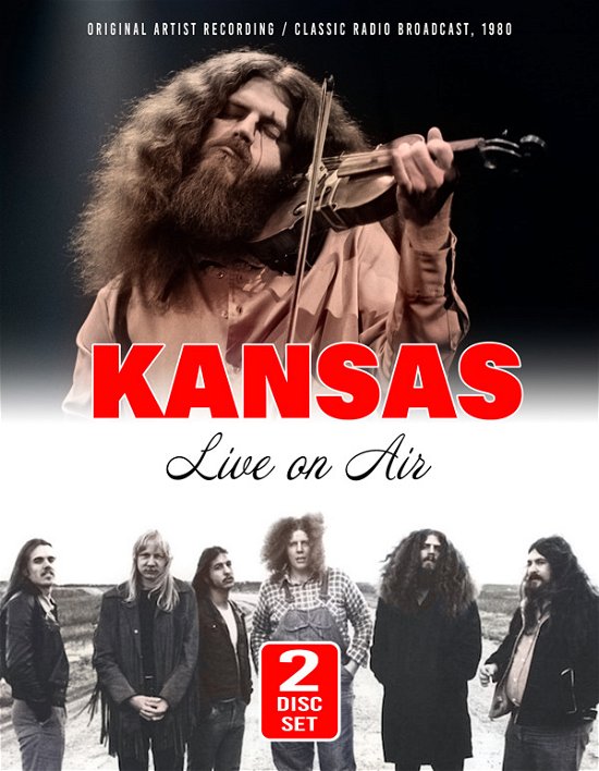 Cover for Kansas · Live on Air (CD) (2023)