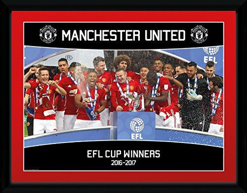 Manchester United: Efl Cup Winners 16/17 (Stampa In Cornice 30x40 Cm) - Manchester United - Merchandise - Gb Eye - 5028486381203 - 