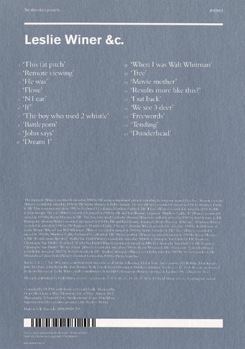 Cover for Leslie Winer · Leslie Winer &amp;c (CD) [Limited edition] (2012)