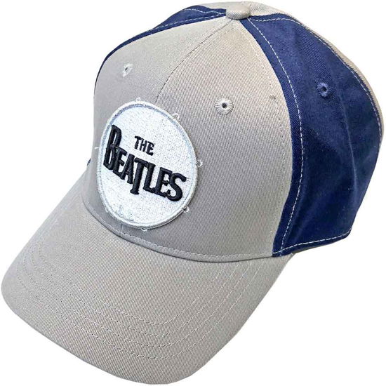 Cover for The Beatles · The Beatles Unisex Baseball Cap: Drum Logo (2-Tone) (Kläder) [Blue, Grey - Unisex edition]