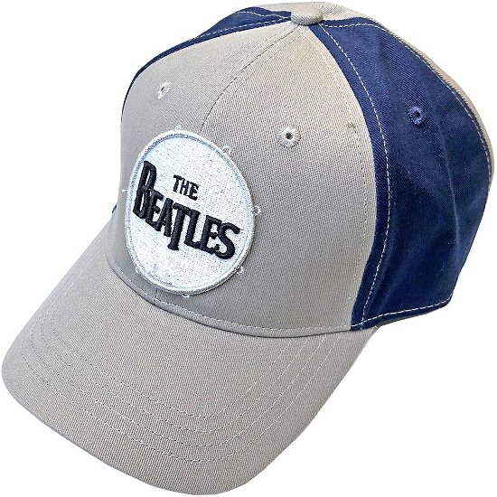 Cover for The Beatles · The Beatles Unisex Baseball Cap: Drum Logo (2-Tone) (CLOTHES) [Blue, Grey - Unisex edition]