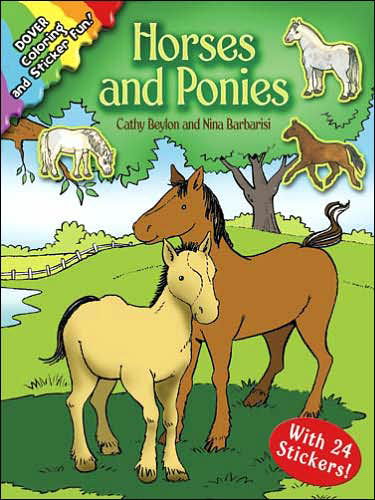 Cover for Cathy Beylon · Horses and Ponies - Dover Coloring Books (Pocketbok) (2006)