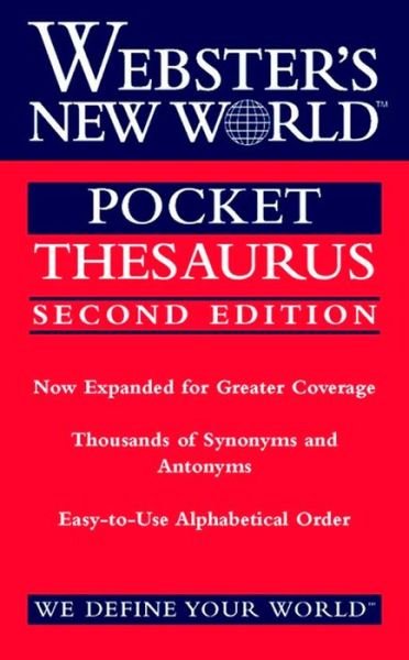 Cover for Laird Charlton Laird · Webster's New World Pocket Thesaurus, Second Edition (Paperback Bog) (2016)