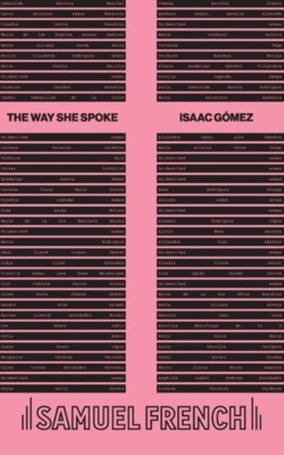 Cover for Isaac Gomez · The way she spoke (Paperback Book) (2021)
