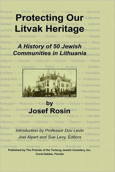 Cover for Josef Rosin · Protecting Our Litvak Heritage (Hardcover Book) (2009)