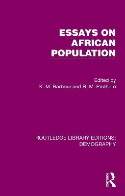 Cover for Essays on African Population - Routledge Library Editions: Demography (Paperback Book) (2025)