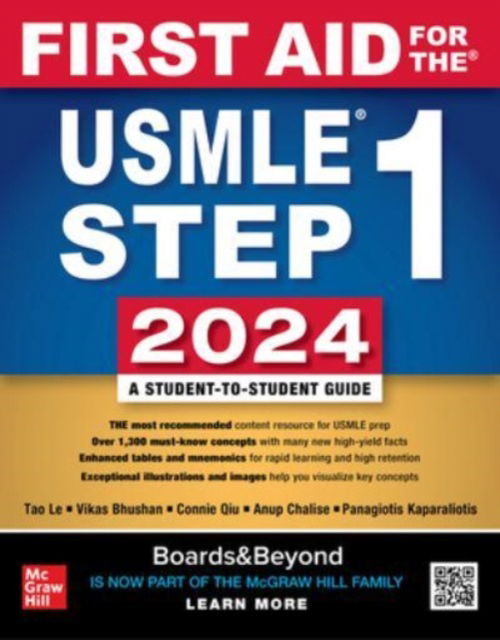 Cover for Tao Le · First Aid For The Usmle Step 1 2024 (N/A) (2024)