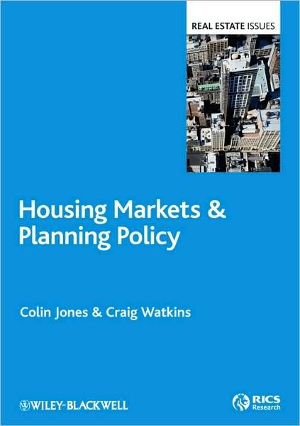 Cover for Colin Jones · Housing Markets and Planning Policy - Real Estate Issues (Hardcover bog) (2009)