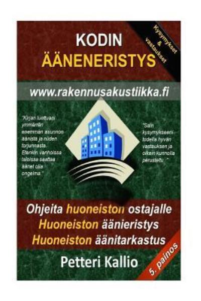 Cover for Petteri Kallio · Kodin AEaneneristys (Paperback Book) (2016)