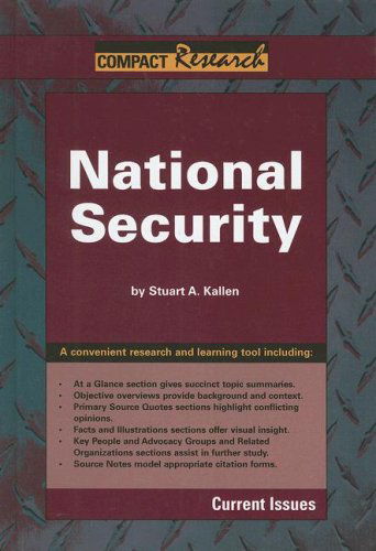 Cover for Stuart A. Kallen · Compact Research, National Security (Compact Research Series) (Inbunden Bok) (2007)