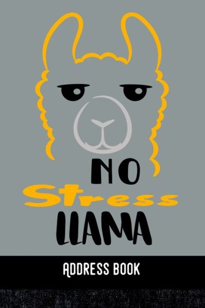 Cover for Zestya Address Books · No Stress Llama (Paperback Book) (2019)