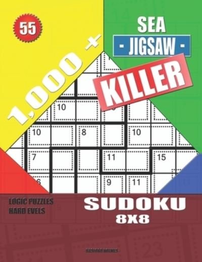 Cover for Basford Holmes · 1,000 + Sea jigsaw killer sudoku 8x8 (Paperback Book) (2019)