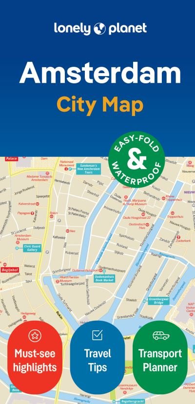 Cover for Lonely Planet · Lonely Planet Amsterdam City Map - Map (Landkarten) (2023)