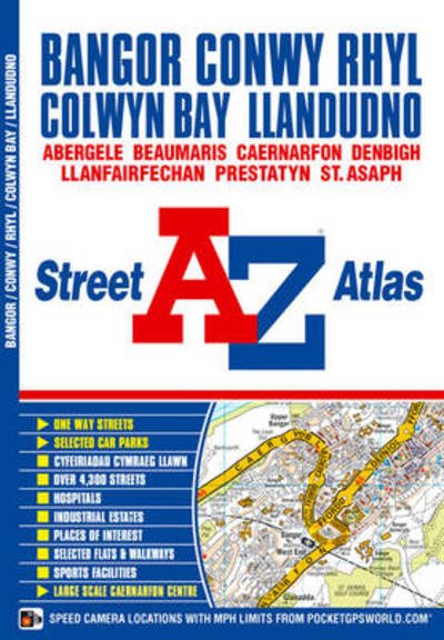 Cover for Geographers' A-Z Map Company · Bangor &amp; Conwy Street Atlas - A-Z Street Atlas S. (Paperback Book) [New Fourth edition] (2013)
