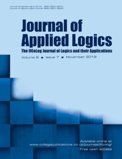 Cover for Dov Gabbay · Journal of Applied Logics - The IfCoLog Journal of Logics and their Applications (Taschenbuch) (2019)