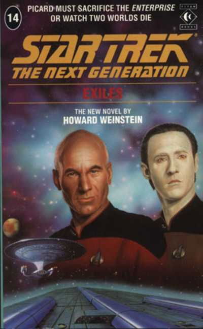 Exiles - Star Trek: The Next Generation - Howard Weinstein - Książki - Titan Books Ltd - 9781852863203 - 1 grudnia 1990