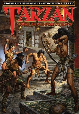 Cover for Edgar Rice Burroughs · Tarzan the Magnificent (Inbunden Bok) [Edgar Rice Burroughs Authorized Library edition] (2024)