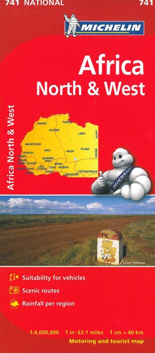 Cover for Michelin · Michelin National Maps: Africa North &amp; West (Gebundenes Buch) (2018)