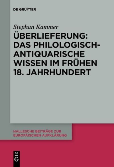 Cover for Kammer · Überlieferung: Das philologisch- (Bok) (2017)