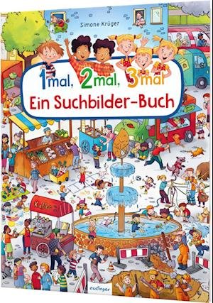 Cover for Simone Krüger · 1mal, 2mal, 3mal  Ein Suchbilder-Buch (Bok) (2023)