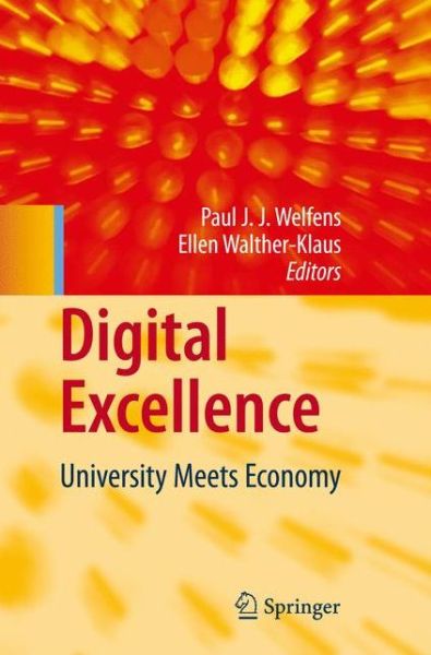 Cover for Paul J J Welfens · Digital Excellence: University Meets Economy (Hardcover Book) [2008 edition] (2008)