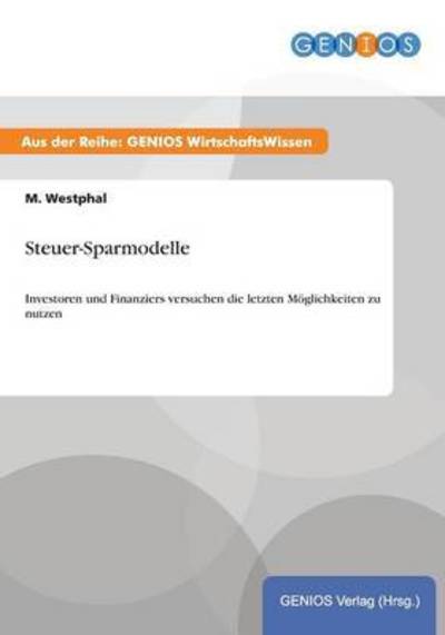 Cover for M Westphal · Steuer-sparmodelle (Paperback Bog) (2015)